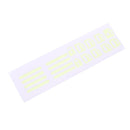 Luminous Car Door Window Lift Button Stickers Decals Car Styling (Orange)