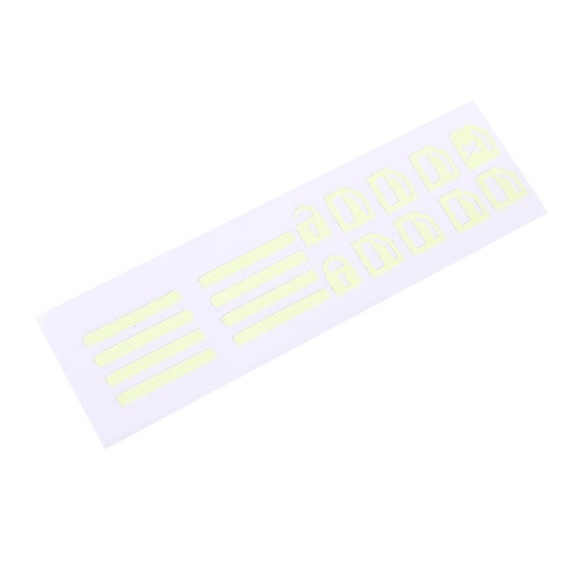Luminous Car Door Window Lift Button Stickers Decals Car Styling (Orange)