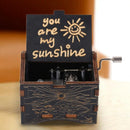 Wooden Music Box, Hand Crank Engraved Musical Box, Valentine Gifts (2)