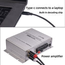 #A Adapter Cable Aluminum Alloy for Speaker 1 to 2 Y Splitter Type-C to 2 RCA Ca