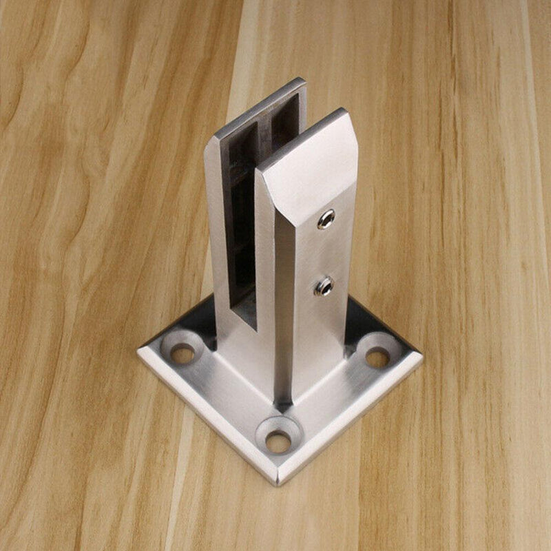 Railing Clamp Glass Clip Floor Standing Stairs Balconys Pool Spigots-Balustrade.