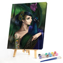 40x50cm Frameless Peacock Woman DIY Oil Paint By Numbers Picture Home Decor