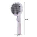 Pet Dogs Cats Pumpkin Brush Hair Shedding Auto Hair Remover Comb (C White) Newly
