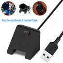 For Garmin Fenix 7/7S/7X Epix Smart Watches USB Charger Dock Cradle (C) Newly