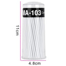 100pcs Eyelash Extension Supply Regular MicroBrush Cotton Swab Makeup
