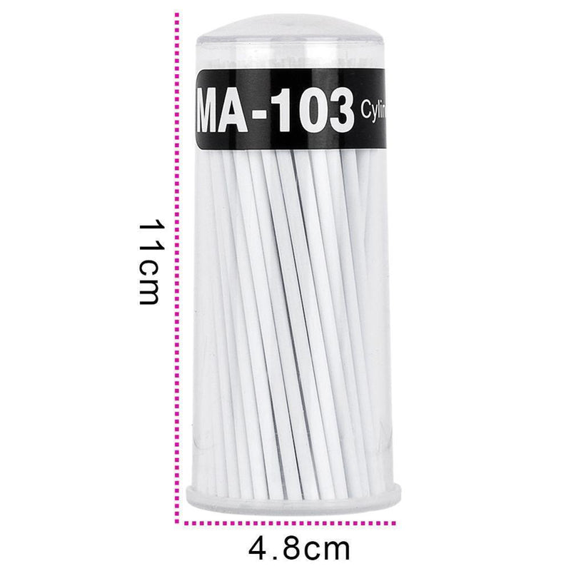 100pcs Eyelash Extension Supply Regular MicroBrush Cotton Swab Makeup