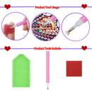 5D Diamond Painting Kit Colorful Flowers Full Round Drill DIY Art Crafts Mosa