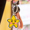 Stamped Needlework Key Chain Bead Embroidery Craft Pendant Kids Hanging Toys