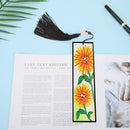 DIY Special Shaped Diamond Painting Bookmark Leather Tassel Cross Stitch Newly