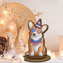 DIY Diamond Painting Ornaments Independence Day Handmade Desk Table Decoratio