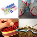 Hand Craft Crochet Curve Needles Weave Stitch Home DIY Knitting Tools Set