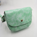 Casual Women Messenger Bags Crossbody Leather Mini Shoulder Handbag (Green)