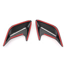 2pcs Decorative Car Air Flow Intake Hood Scoop Bonnet Vent Covers (Black) Newly