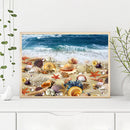 Diamond Painting 5D Full Round Drill Mosaic DIY Sea Shells Wall Decorations Kit
