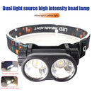 USB Rechargeable Headlight XPE LED Flashlight Indoor Camping Night Fishing