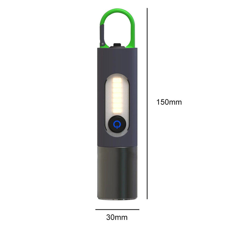 XHP50+COB Camping Torch Powerful Flashlight USB Rechargeable for Outdoor Fi