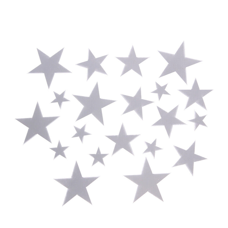 20pcs Cartoon Star Removable Mirrors Wall Stickers Children Room Wall Decor