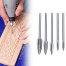DIY Handmade Root Cutter Milling Bit Wood Carving Drill Chisel Engraving Tool