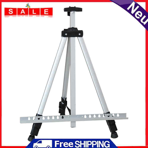 Aluminum Alloy Folding Telescopic Studio Painting Easel Tripod Display Bracket