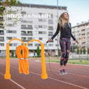 Skipping Rope PVC Adjustable Jump Rope Training Exercise Equipment (Orange)