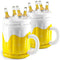 Inflatable Beer Mugs Coolers Summer Beach PVC Cold Drinks Party Supplies Newly
