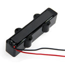 Set of 2 Pcs Black 4 String Silent Pickup for Precision P Bridge Bass Pi