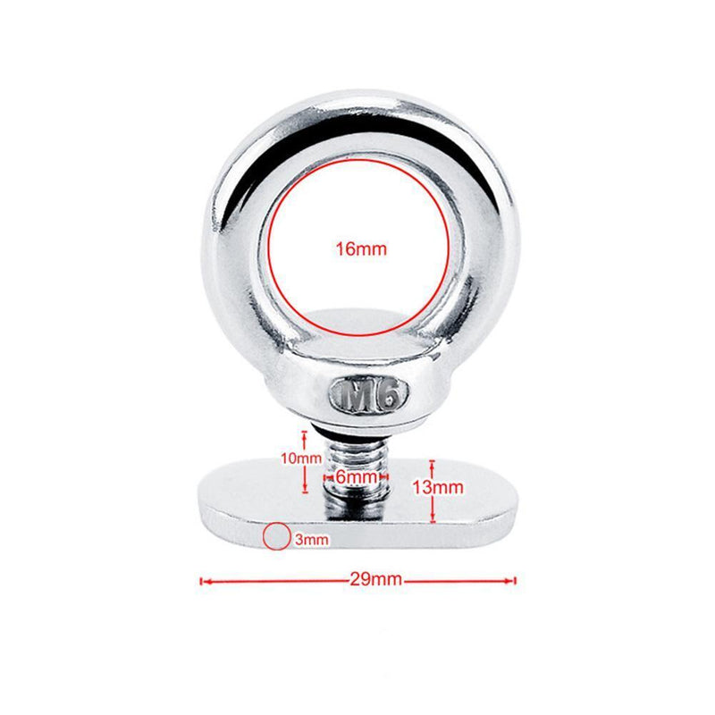 5pcsStainless Steel Kayak Rail Track Screws Track Nuts Hardware