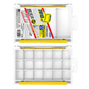 Double Sided Fishing Hooks Lures Bait Fishing Tackle Case (Movable Baffle)