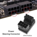 ATX 8Pin Female to 8Pin Male 180 Degree Power Adapter for Desktops GPU (A) Newly