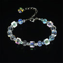 Exquisite Romance Auroras Crystal Bracelet Shinny Link Chain Geometric Shape