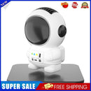 Mini Electric Fan Cute Astronaut Bladeless Spaceman Neck Air Cooler (Black)