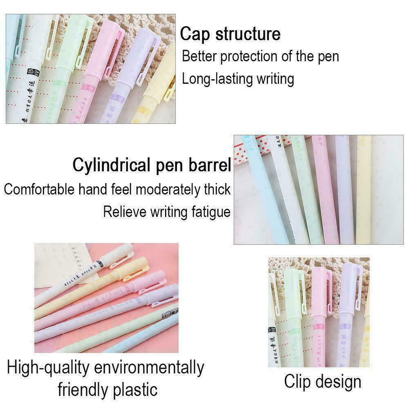1pcs 0.5mm Black Gel Pen Student Office Stationery V6T0 E4A3 E6B4