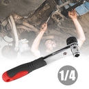 Semi-Automatic Double-Headed Ratchet Grip Spanner Screwdriver Bit Wrench Newly