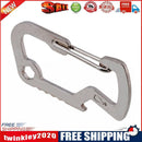 Survival Camping Hiking Rescue Gear Mini Carabiner Keychain EDC Multi Tool