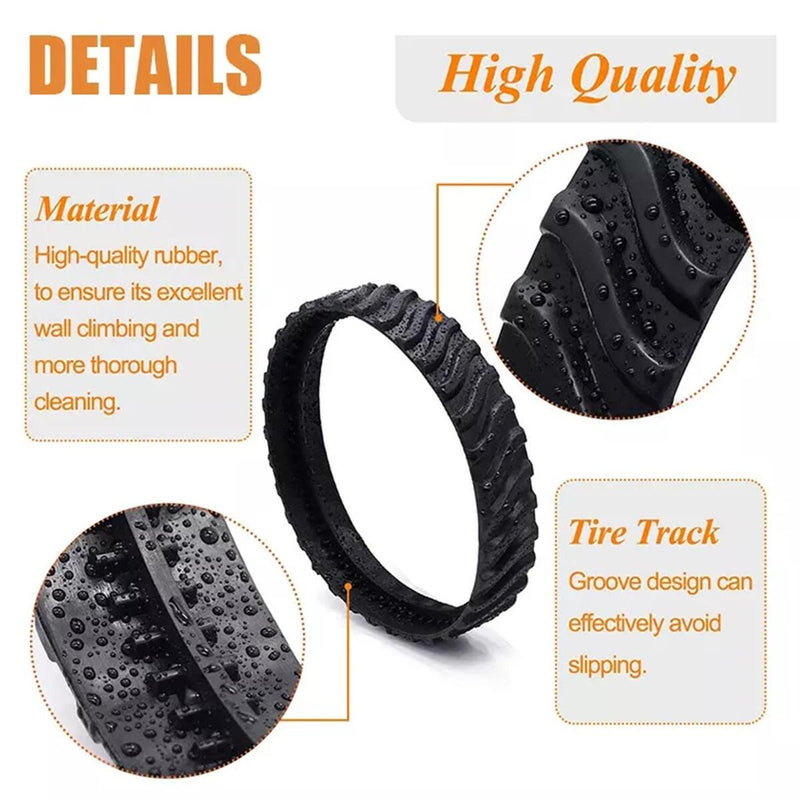 2pcs/set Pool Belt Tracks For Zodiac MX8 Mx6 Pool Cleaning Tires~