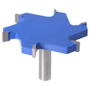 6 Tooth Lengthening T-shaped Wood Tenon Woodworking Milling Cutter (12mm) Newly