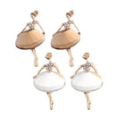 Gift Crystal Badge Ballet Girl Pin Clothes Accessories Dancing Girl Brooches
