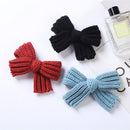Knitted Woolen Children Bowknot Girls Hair Clips Barrette Baby Hairpins Bows