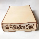 Unique Rustic Sweet Wedding Guest Book Wooden Hearts Drop Box Wedding Decorat