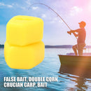 Artificial Dual Corn Shape Carp Fishing Lures Plastic Bait Tackles (30pcs) Newly