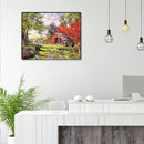 Frameless Storehouse Painting By Numbers Kit DIY Canvas Oil Wall Art Pictures