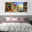Spot Drill Handicraft Full Drill Diamond Painting Streetscape Mosaic 80x40CM