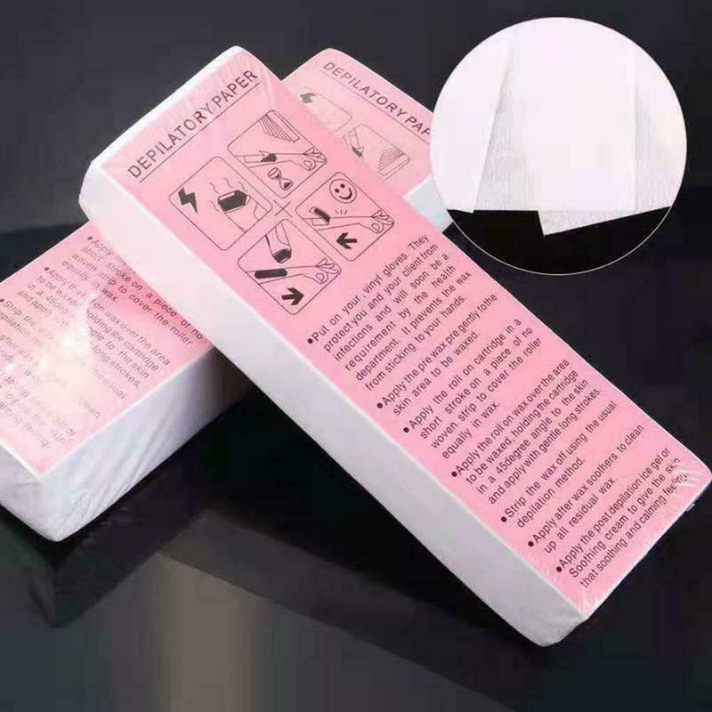 Depilatory Paper Waxing Strips Non-woven Hair-removing Paper Face Leg I7I9