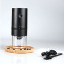 #A Portable Electric Coffee Grinder with Brush USB Bean Grinding for Cafe Espres