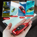 2.4GHz RC Boat High Speed LED Lights Waterproof Electric Ship Toys (Red) Newly