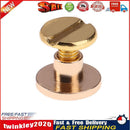 20pcs Copper Leather Craft Belt Wallet Solid Brass Nail Rivets Screws(3) Newly