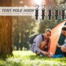 5pcs Portable Camping Rope Buckle Outdoor S-shaped Hook Tent Pole Hook (L) Newly