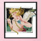 Embroidery Threads Set 14CT Stamp Print Canvas Cross Stitch Picture Needlework