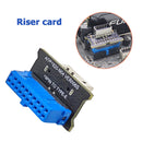 USB 3.0 19Pin to USB 3.1 Type-C Front Panel Header USB Type-E Adapter