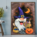Diamond Painting Pumpkin Goblin Full Round Drill Picture of Rhinestone Drawing